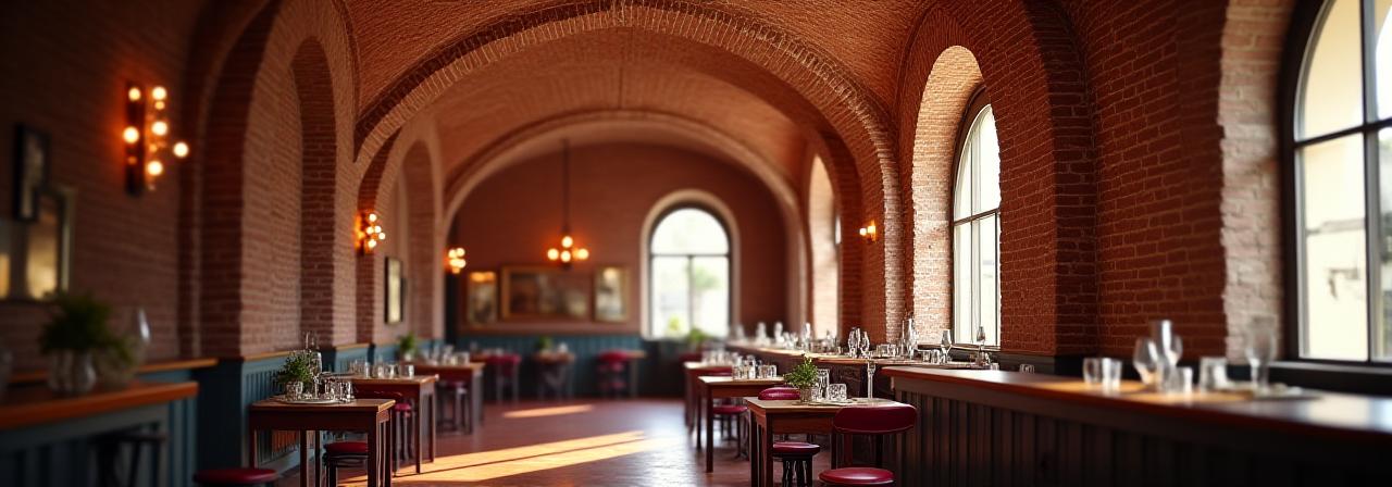 Un dettaglio architettonico elegante di Arcata Ristorante che trasmette sicurezza e accoglienza